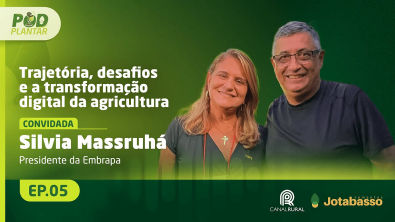 T02 EP05 Trajetória, desafios e a transformação digital da agricultura com a Dr Silvia Massruhá
