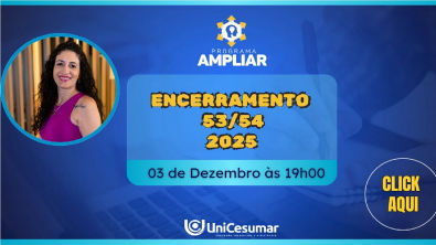 Live de Encerramento (Módulo 53-5425) - Programa Ampliar - 0312 às 19h