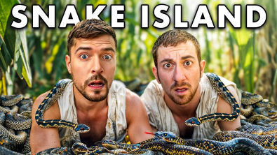 Sobrevivendo 24 Horas Na Ilha Das Cobras Com MrBeast