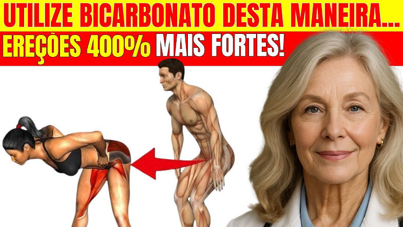 Use bicarbonato para aumentar sua vitalidade e o fluxo sanguíneo natural após os 60 anos