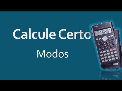Curso calculadora cientifica - gratuito - Modos