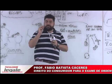 DIREITO DO CONSUMIDOR PARA O EXAME DE ORDEM - Prof. Fábio Batista Cáceres