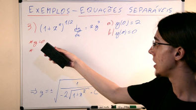 EQUAÇÕES DIFERENCIAIS #02EX - Exemplos de Equações Separáveis (2/2)