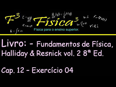 Cap  12  Equilíbrio e Elasticidade  Ex  04 Resolvido Fund  da Física  Halliday  Resnick vol  2  Ed 8