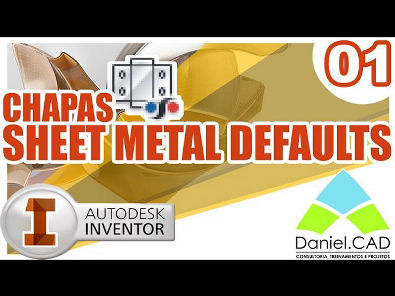 Aula 01 | Inventor 2016 | Sheet Metal Defaults