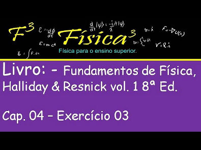 Cap 04 Ex 03 Resolvido Mov em 2 e 3 D Fund da Física Halliday   Resnck vol 1 Ed 8