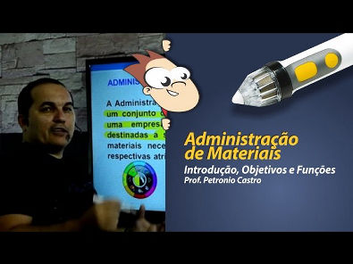 Administração de Materiais: Introdução, Objetivos e Funções - Prof. Petronio Castro