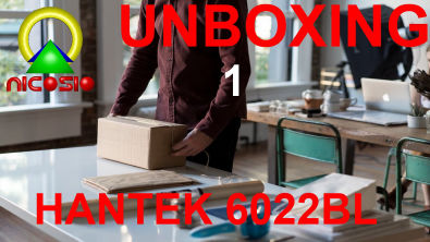 Unboxing y puesta en marcha 1 - Osciloscopio Hantek 6022BL
