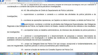 Lei Orgânica Polícia Civil Goiás-ParteII (Lei 16.901/2010) Concurso PCGO