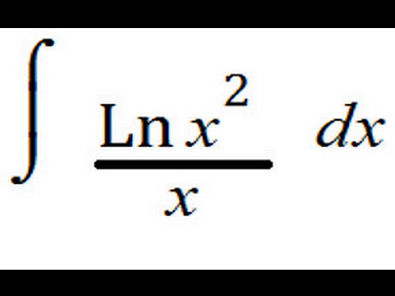 Integral  [ln (x^2)] / x   dx