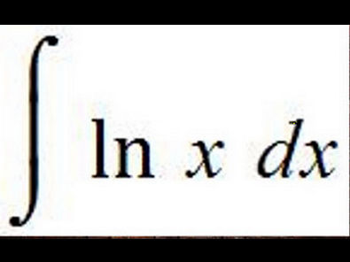 Integral  ln (x)   dx