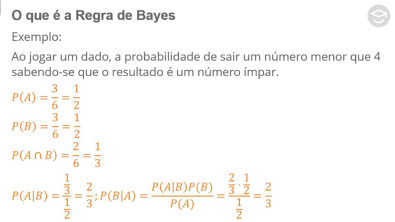 Regra de Bayes - Teoria (parte 2)