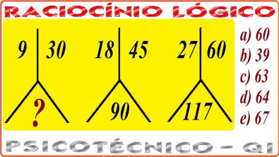 Raciocínio Lógico com figuras e imagens Teste psicotécnico QI Quociente  Inteligência Detran Concurso - Lógica I