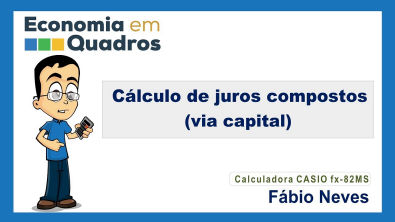 Cálculo de juros compostos através do capital