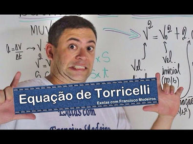 ENEM - Equação de Torricelli - MUV - Exercícios Resolvidos - Física - Exatas com Francisco Medeiros