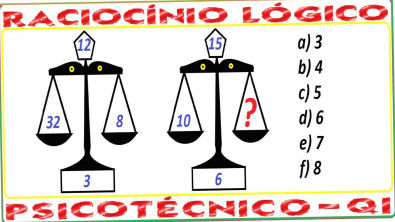 Raciocínio Lógico Figuras Sequências Psicotécnicos QI Quociente de