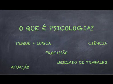 O que é psicologia?