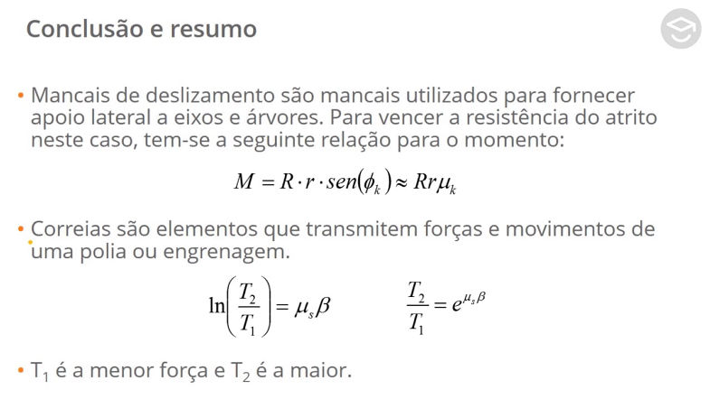 Leis do atrito, coeficientes de atrito, cunhas e parafusos de base quadrada - Teoria