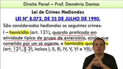 Videoaula - PENAL para PF e PRF - Aula 047   Crimes Hediondos