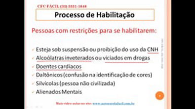 AULA 01 PROCESSO DE HABILITAÇÃO   LEGISLAÇÃO DE TRÂNSITO
