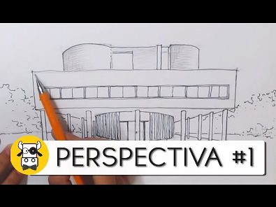 Tutorial de Desenho - Perspectiva #1 - Arquitetura