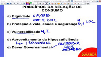 Direitos e Princípios da Relação de Consumo Parte I   Prof. Duarte Jr.   Aula 04 14.
