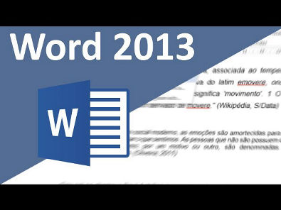 Word 2013 - Dica -  Como fazer referencias bibliograficas no Word