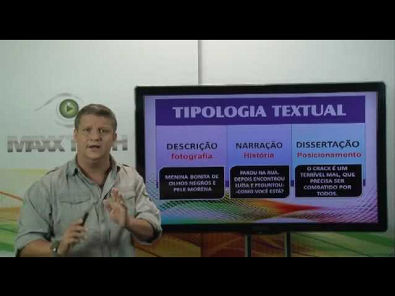 Aula Redação. Tipologia Textual - Marcelo Portella