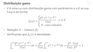 Distribuição Gama - Teoria