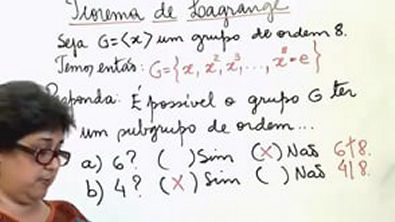 Álgebra II Teorema de Lagrange (parte 2 de 3)