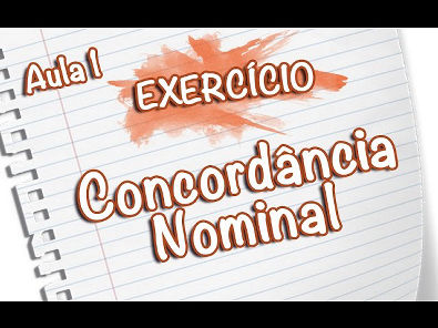 Exercícios - Concordância Nominal [Prof Noslen]