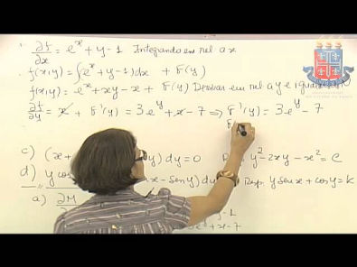 EDO: Equação diferencial exata (parte 3 de 3)