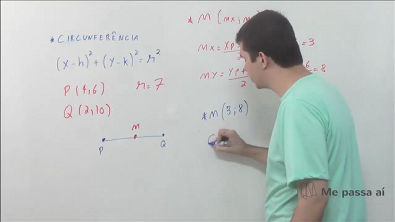 Determinando a equação da circunferência com centro fora da origem - Teoria (parte 2)