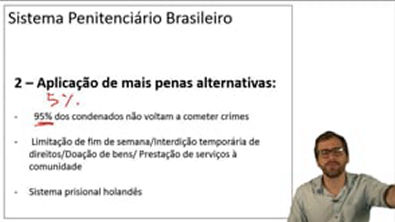 Aula 079   Sistema Penitenciário Brasileiro