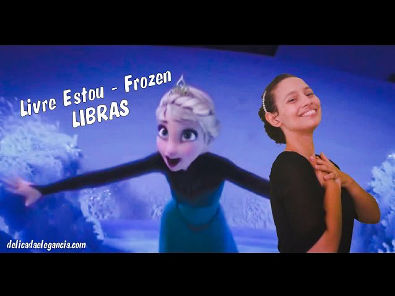 Livre Estou (Frozen) - LIBRAS