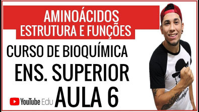 AMINOÁCIDOS - ESTRUTURA E FUNÇÕES - CURSO DE BIOQUÍMICA P/ ENS SUPERIOR - AULA 6/20
