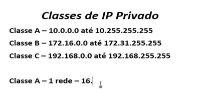 Classes de IP Privado
