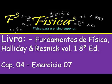 Cap 04 Ex 07 Resolvido Mov em 2 e 3 D Fund da Física Halliday   Resnck vol 1 Ed 8