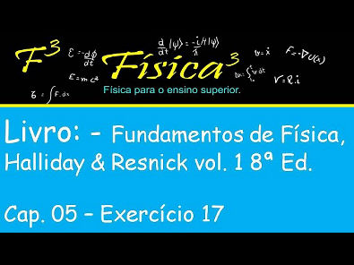 Cap 05 Ex 17 Resolvido Força e Mov  Fund da Física Halliday   Resnck vol 1 Ed 8   Cópia