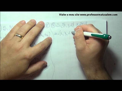 Álgebra Linear - 2 - 4 - subespaço vetorial - exercício resolvido 9