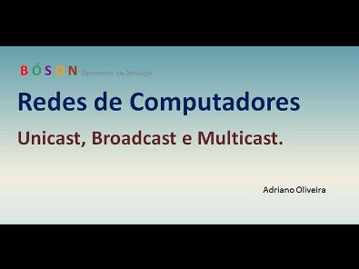 Curso de Redes - Vídeo 06 - Unicast, Broadcast e Multicast