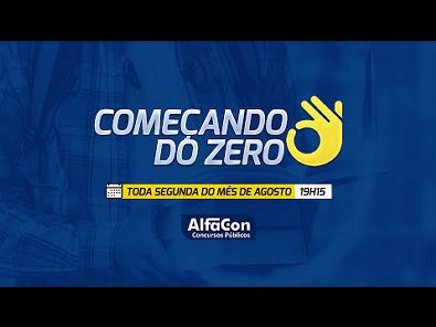 Aula Gratuita - Língua Portuguesa - Começando do Zero com Prof. Giancarla - AO VIVO - AlfaCon