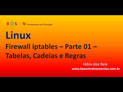 Firewall iptables no Linux - parte 01 - Tabelas, Cadeias e Regras