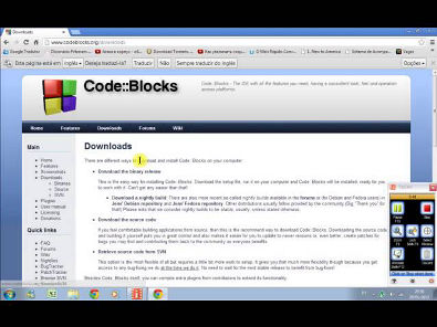 Curso de C++ Iniciantes - 01 - Instalando o Codeblocks