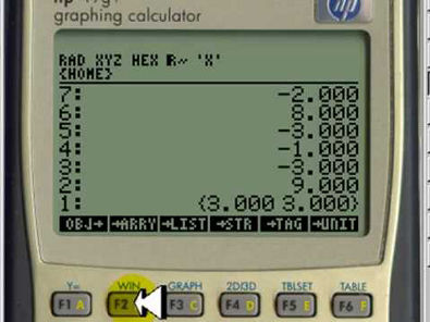 HP06: HP-50g Matrices and Vectors
