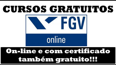 Cursos da FGV online - gratuitos e com certificado