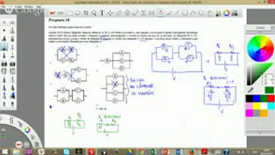 Exercício - Associação de Resistores e Medidas Elétricas - (Aman 2013) Quatro lâmpadas ôhmicas idênticas A, B, C e D foram