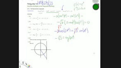 Exercício - Equações e Inequações Trigonométricas - (ITA - 76) Resolvendo a equação obtemos