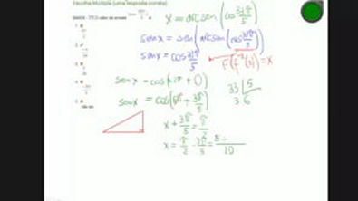 Exercício - Equações e Inequações Trigonométricas - (MACK - 77) O valor de arcsen é