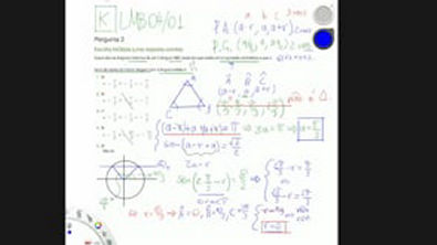 Exercício - Equações e Inequações Trigonométricas - Quais são os ângulos internos de um triângulo ABC